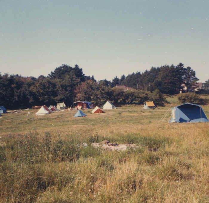 Photograph from Reg Langlois’s archive: My thirty years of camping
