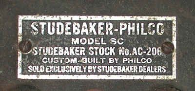Studebaker below is similar to my father's
