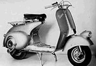 Photograph from Reg Langlois’s archive: Our Vespa