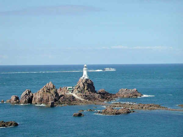 This granite structure is situated near Corbiere